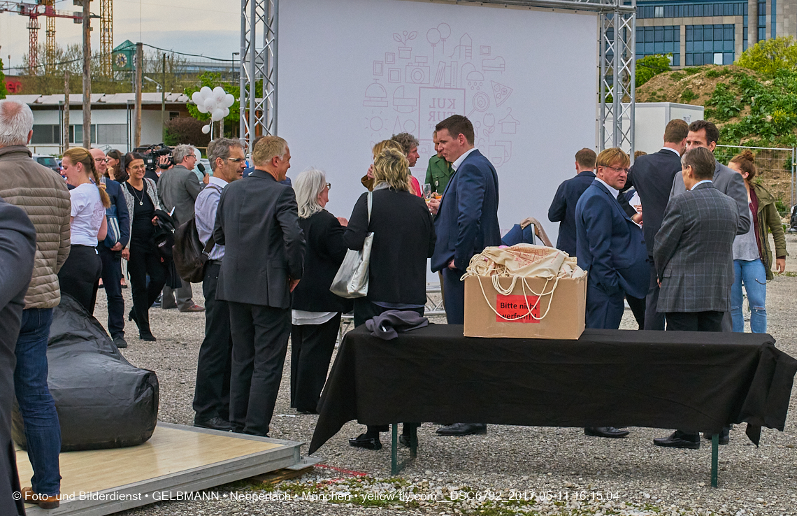 11. Mai 2017 - Grundsteinlegung für die LOGE und dem Kulturquadrat in Neuperlach